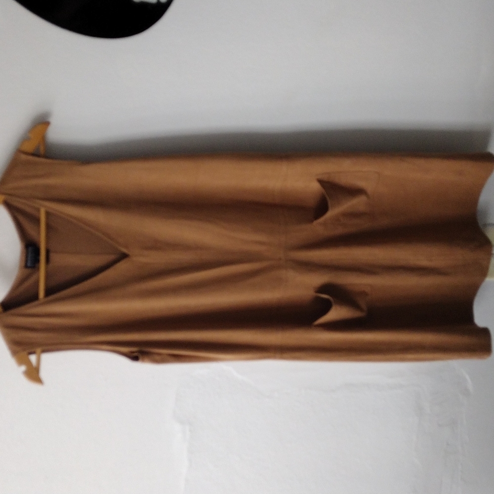 Suede minidress
